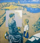 Диалог. 2008г. х.м.120х100