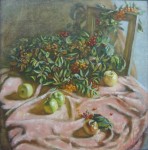 Натюрморт с рябиной. 2006г. х.м.70х70