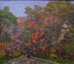 Пасмурный день. Сербия. 2014г. х.м. 60х70