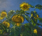 Подсолнухи. 2010г. х.м.70х80