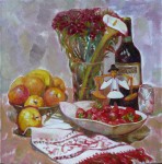 Сербский натюрморт. 2014г. х.м. 60х60