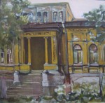 Забытый подъезд. 2005г., х.м.60х60