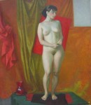 Постановка. 2004г. х.м.100х80